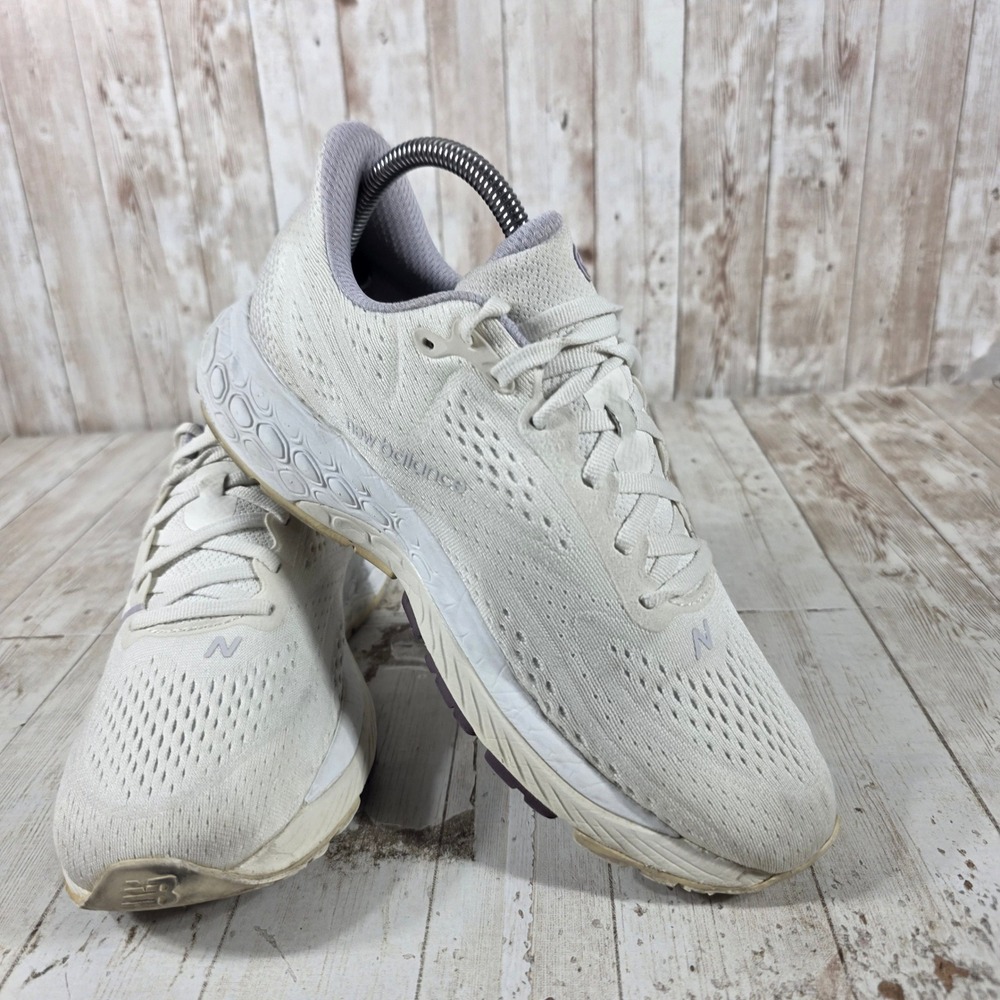 New Balance Fresh Foam 880 v11 Womens Running Shoes Cream Purple W880B11 Size 9 - Picture 8 of 8